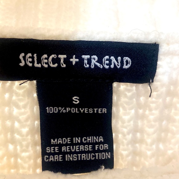Select + Trend- Brand New Turtle Neck Ivory Sweater! Size small. Very beautiful! - Picture 7 of 7